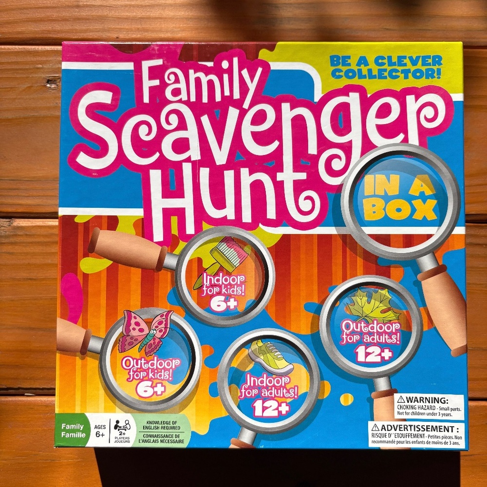 Family Scavenger Hunt In a Box Game by Outset Media, Ages 6+